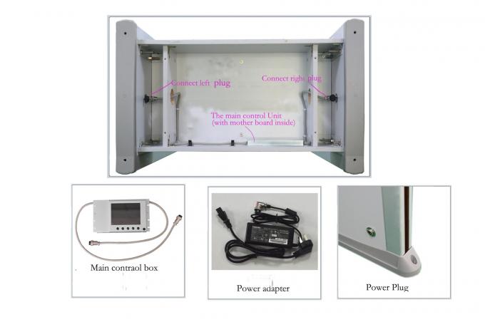 Portas impermeáveis da segurança do detector de metais com a sensibilidade de 300 níveis ajustável 0