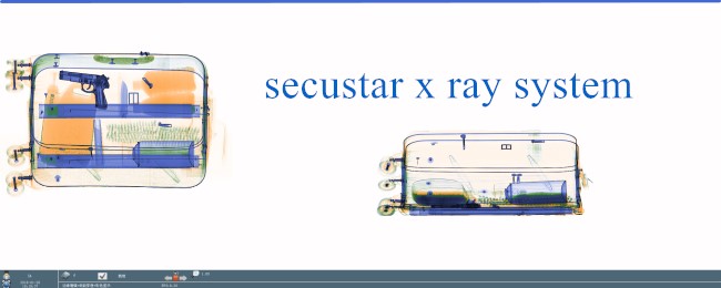 Fácil opere o varredor da bagagem de X Ray, máquina de Dual View X Ray da exposição de HD 1